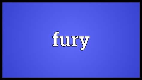 greek word for fury